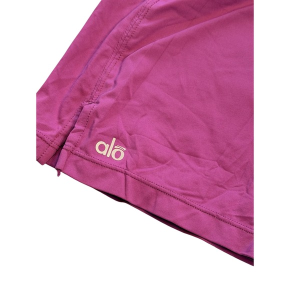 Alo Yoga Tennis Skort Large Purple Athletic Yoga Golf Skirt Built In Shorts - Picture 3 of 10